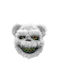 Carnival Mask Full Face Bear White
