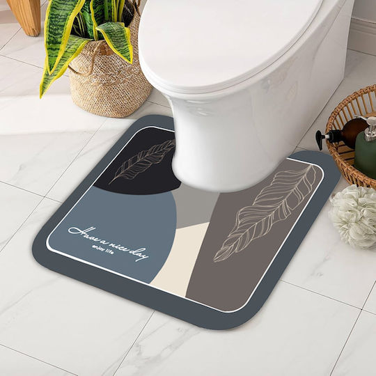 Home Use Πατάκι Μπάνιου HUH-0215 Πολύχρωμο 50x40εκ.
