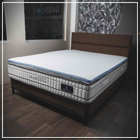 Semi-Double Mattress Topper "Cool Gel" 120x200x4 2etopcool4-120200