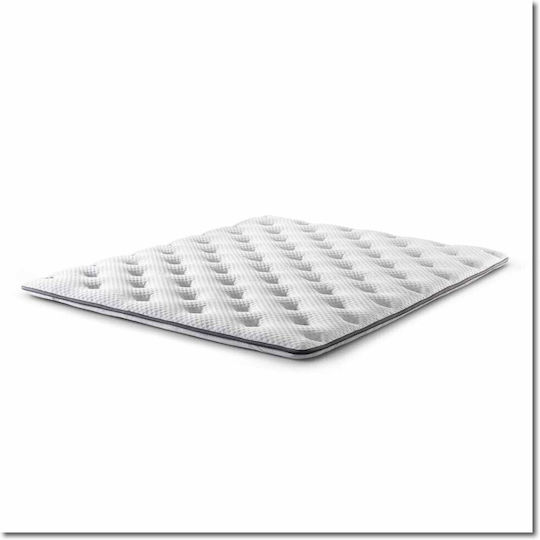 Semi-Double Mattress Topper "Aloe Vera Hard Comfort" 120x200x7 2etopaloeh7-120200