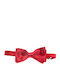 Victoria Children's Bow Tie Solid Double Satin Red