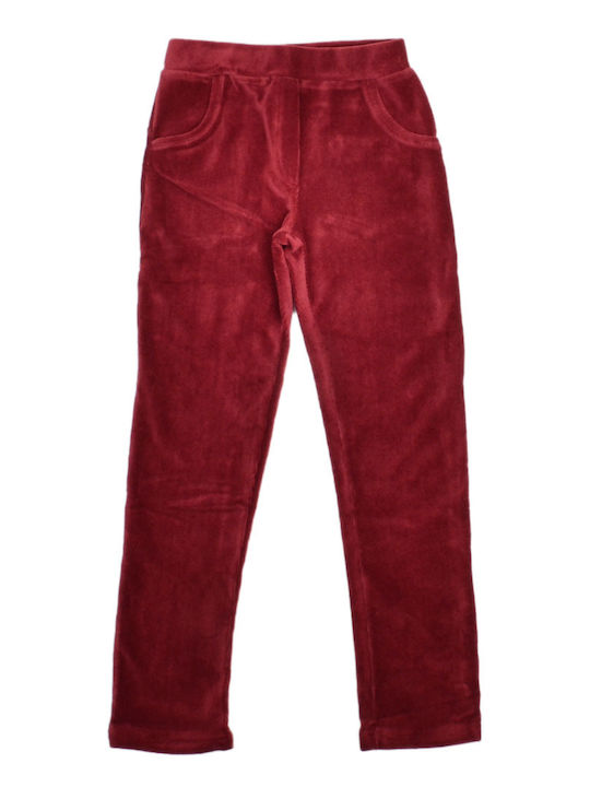 Joyce Kids' Pants Burgundy