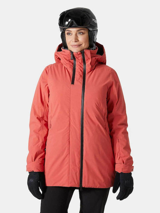 Helly Hansen 65895-101 Γυναικείο Μπουφάν για Σκι & Snowboard Κόκκινο