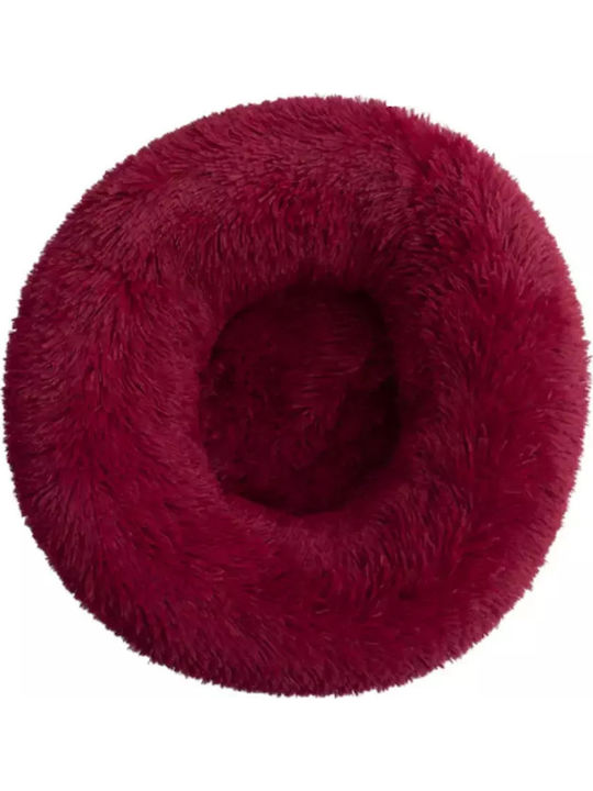 Denik Pets Poof Pat pentru câini Burgundy 60x60cm.
