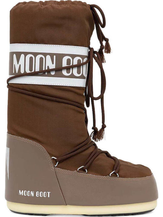 Moon Boot Women's Boots Icon Nylon Brown