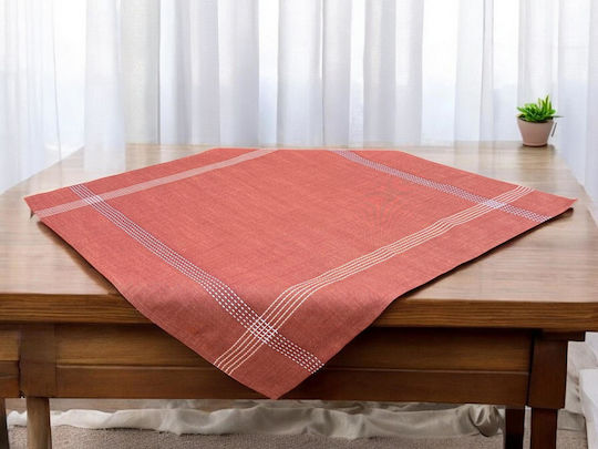Leinen Quadrat 85x85 Terrakotta Yl15577 Lh2065116-1