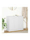Kabinett Büro White 85x34x76cm