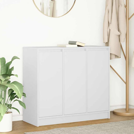 vidaXL Office Storage Cabinet Wooden White 85x34x76cm