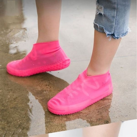 Wasserdichte Silikon-Schuhüberzüge für Kinder Fuchsia Nr. 30-34 0518 Oem