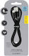 Blavec Braided USB-A to Lightning Cable Μαύρο 3m