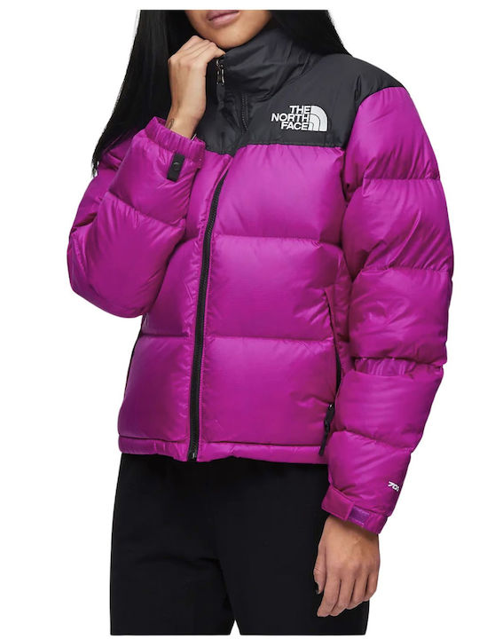 The North Face Retro Nuptse Kurz Damen Puffer Jacke Wasserdicht