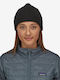 Beanie Unisex Beanie Gestrickt in Schwarz Farbe