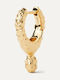 P D Paola Single Earring made of Silver Gold Plated