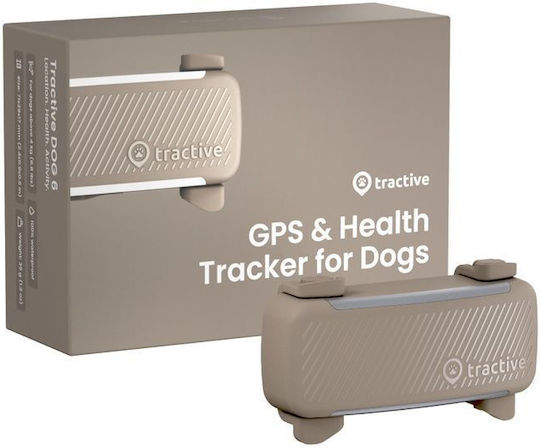 Tractive Ηλεκτρικό Κολάρο GPS Σκύλου Brown