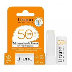 Lirene Care Protective Almond Oil Sunscreen Lips SPF50 4.6g