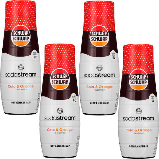 Sodastream Syrup Schwip Schwap Cola Orange 4 Pieces