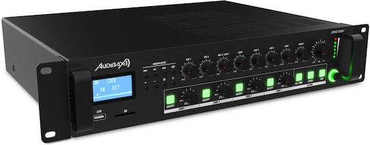 Audibax Zone 360BT Integrierter Kommerzieller Verstärker 4.0 Kanäle 360W/100V und Bluetooth Verbindung