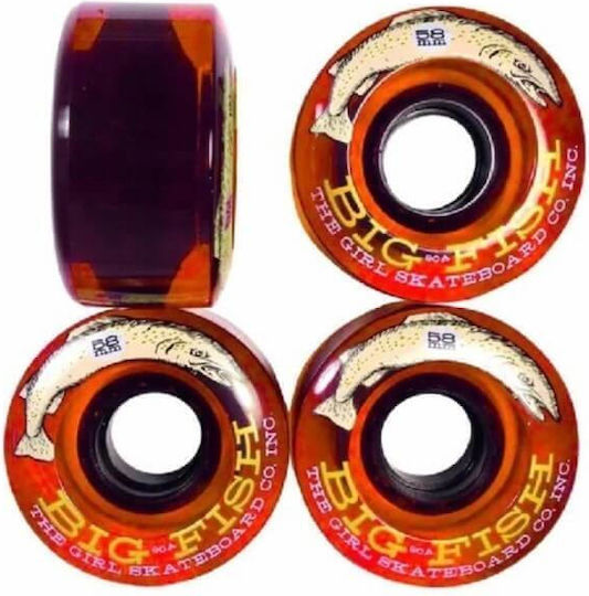 Girl Big Fish Cruiser Skateboard Rollen 58mm Rollen
