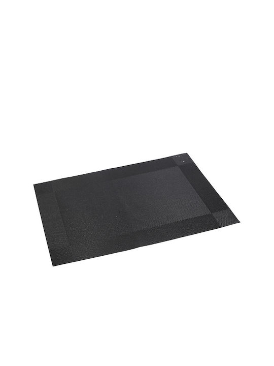 Espiel Plastic Placemat Black 45x30cm