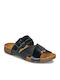 Flache Sandalen für Damen in Schwarz Farbe