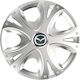 Set Capace De Roți Auto Cu Compatibilitate Mazda 4 Bucăți 14 Argintii/Argintii