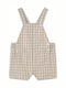 Kinderstoff-Latzhose Beige