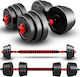 MotivationPro Hantelset mit Stange Gesamtgewicht 20kg
