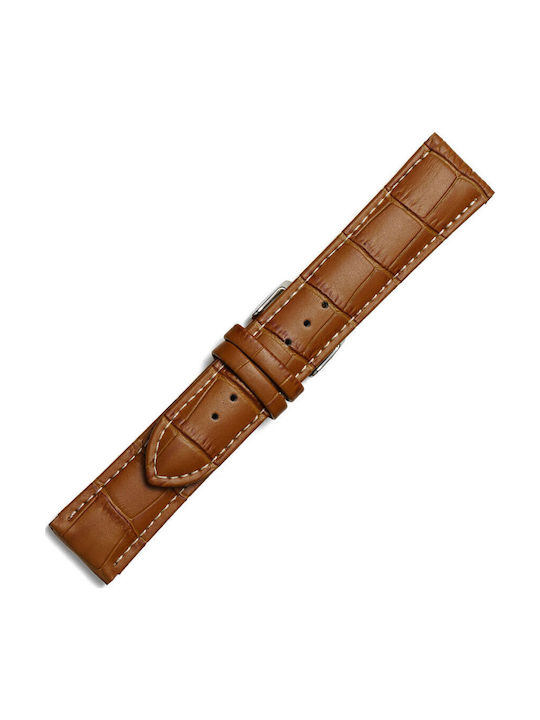 KOSTELO Lederriemen Tabac Braun 20mm