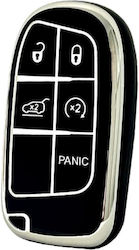 TPU Protective Key Case for Jeep Type 5 Buttons