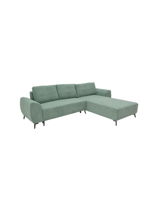 Settee Ъгъл Диван Спалня Текстил със съхранение...