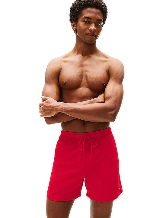 Tommy Hilfiger Essential Herren Badehose Shorts Rot