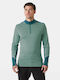 Helly Hansen Lifa Merino Ανδρική Ισοθερμική Μακρυμάνικη Μπλούζα Πράσινη