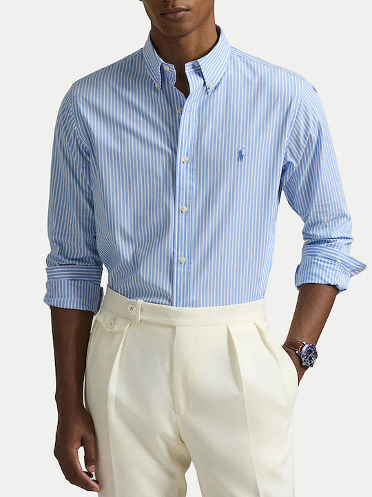 Ralph Lauren Long-sleeved Cotton Shirt Striped ...