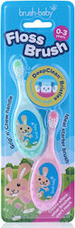 Brush Baby Set Baby-Zahnbürsten für 0m+ Brush Baby Set Baby-Zahnbürsten für 0m+