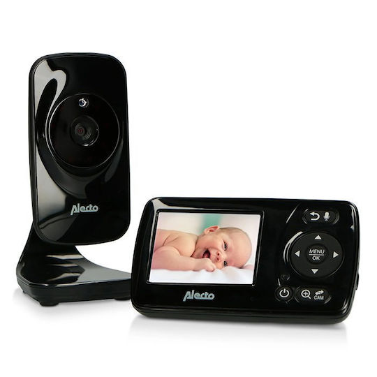 Alecto Baby Drahtlose Babyüberwachung mit Kamera & Bildschirm 2.4" & Zwei-Wege-Kommunikation