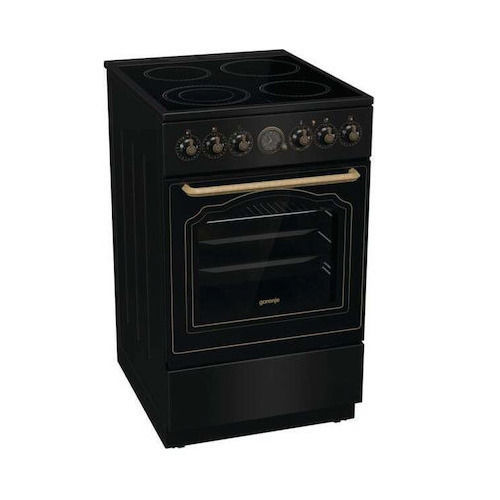 Gorenje Gecs5b70clb Classico свободностояща готварска печка 70L керамични котлони Ш50см черен B-сток
