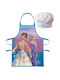 Disney Disney Frozen Kids Apron with Chefs Hat Multicolour