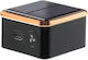 Solar Car Air Purifier USB Black Gold
