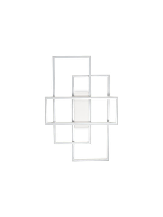 Ideal Lux Φωτιστικό Πλαφονιέρα Οροφής 62.5εκ. Λευκή με Ενσωματωμένο LED