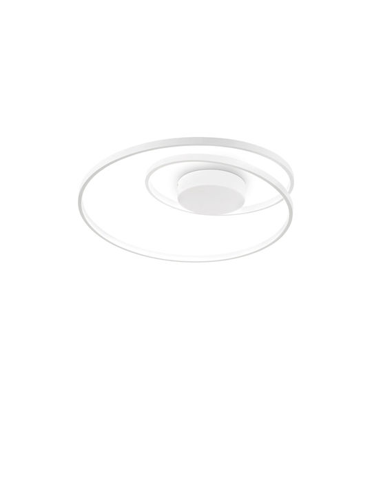 Ideal Lux Таванно осветление Бяла с Вграден LED