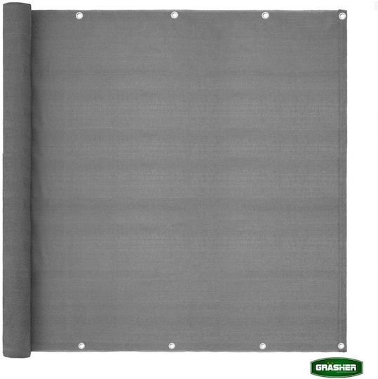 Grasher Rectangular Separator de Umbrire Gri Cu cerc 1.8x6m 160gr/m²