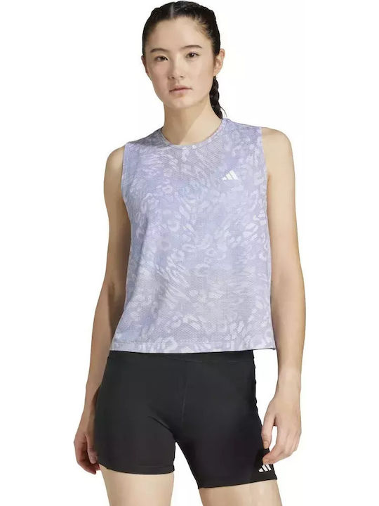 adidas Own the Run Blouse Gray