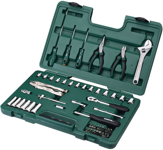 Sata Ratschen- & Steckschlüssel-Sets 1\4" 52Stück