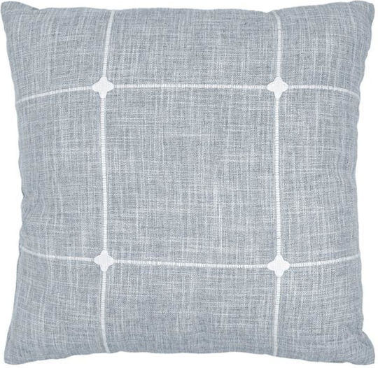 Fylliana Zierkissen Kreuzstich Mint-Weiß 45x45cm