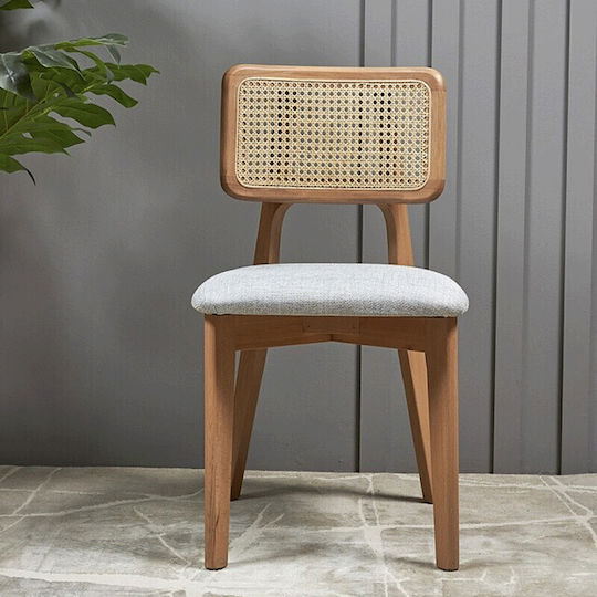 Punto Dining Room Wooden Chair Brown 47x50x81cm