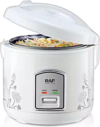 Ηλεκτρικός Ατμομάγειρας Raf R180 1000 W 5 L 5 Λίτρα Μαγείρεμα Ζέσταμα 23x29 Cm Λευκό