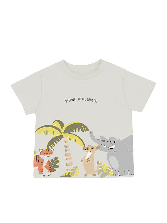 Mayoral Kinder-T-Shirt Creme