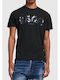 T-shirt Μαυρο