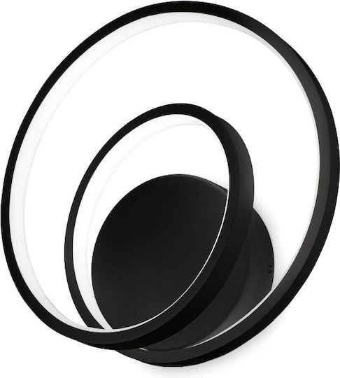 Ideal Lux Lamp Wall Black 30cm