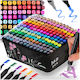 Nukido Zeichenmarker 2mm Dicke Set 168Stück